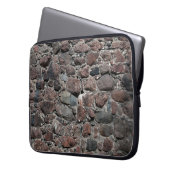 Mittelalterliche Steinmauer-Struktur Hintergrund A Laptopschutzhülle (Vorderseite Links)