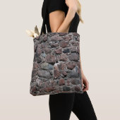 Mittelalterliche Steinmauer-Textur Tasche (Von Nahem)