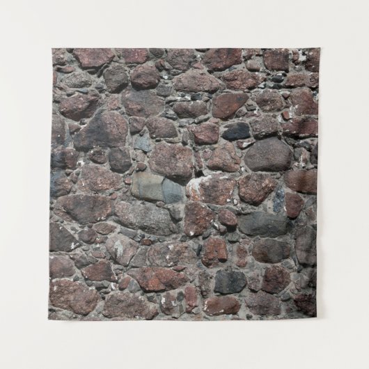 Mittelalterliche Steinmauer-Textur Wandteppich (Vorderseite)