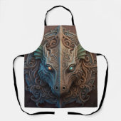 Mittelalterliche Stone Gargoyle Dragon Carving Schürze (Vorderseite)