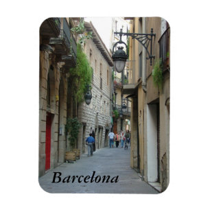 Mittelalterliche Straße Magnet