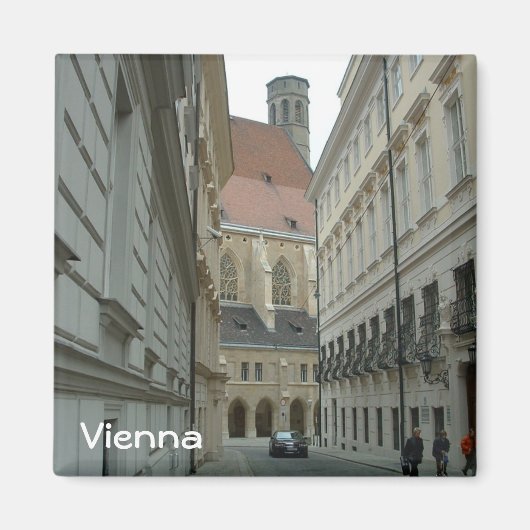 Mittelalterliche Straße Magnet (Vorne)