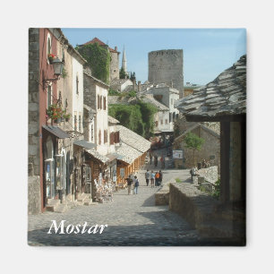 Mittelalterliche Straße Magnet