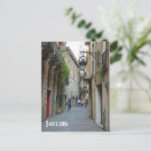 Mittelalterliche Straße Postkarte (Stehend Vorderseite)