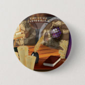 Mittelalterliche Studie Button (Vorderseite)