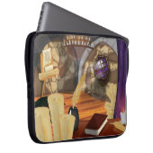 Mittelalterliche Studie Laptopschutzhülle (Vorne Rechts)