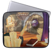 Mittelalterliche Studie Laptopschutzhülle (Vorderseite)