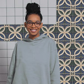 Mittelalterliche Symmetrie Bio Art Deco Belle Epoq Fliese