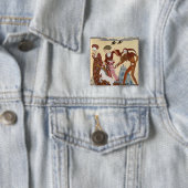 Mittelalterliche Szene durch Georges Barbier Button (Beispiel)