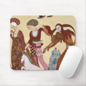 Mittelalterliche Szene durch Georges Barbier Mousepad (Mit Mouse)
