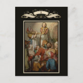 Mittelalterliche Szene Postkarte (Vorderseite)