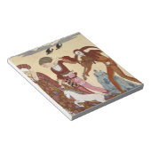 Mittelalterliche Szene von Georges Barbier Notizblock (angewinkelt)