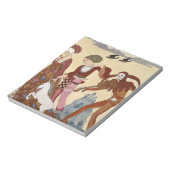 Mittelalterliche Szene von Georges Barbier Notizblock (Rotiert)