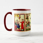 Mittelalterliche Szenen-Tasse Tasse (Links)