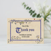 Mittelalterliche Tiere danke einer Flachkarte (Stehend Vorderseite)