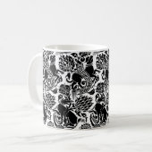Mittelalterliche Tiere Kaffeetasse (Vorderseite Links)