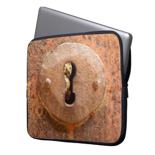 Mittelalterliche Türsperre Laptop-Sieb Laptopschutzhülle (Vorderseite Links)