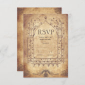 Mittelalterliche UAWG RSVP Karte (Vorne/Hinten)
