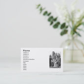 Mittelalterliche Visitenkarte (Stehend Vorderseite)