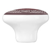 Mittelalterliche Vögel Keramikknauf (Seitenansicht)