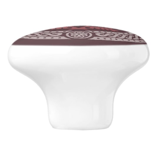 Mittelalterliche Vögel Keramikknauf (Seitenansicht)