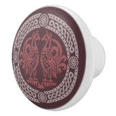 Mittelalterliche Vögel Keramikknauf (Rechts)