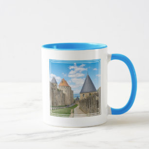 Mittelalterliche Wände von Carcassonne Tasse