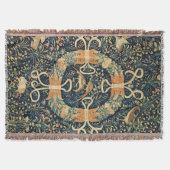 Mittelalterliche Wandlung mit Blume, Vögeln und Ka Decke (Vorderseite)