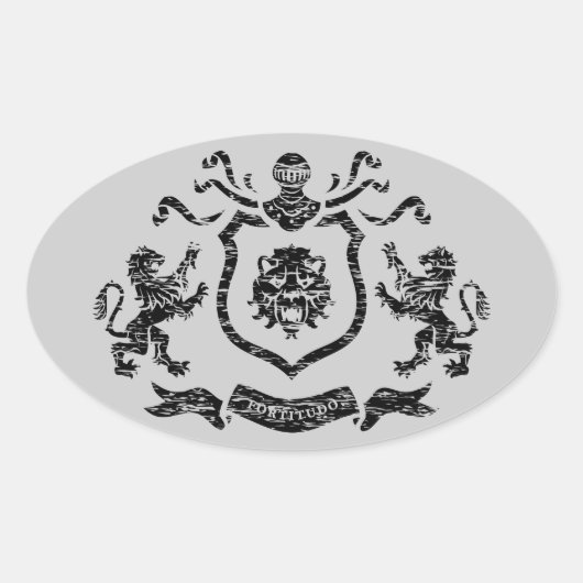 Mittelalterliche Wappen - Aufkleber (Vorderseite)