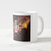 Mittelalterliche Wappen Jumbo-Tasse (Vorderseite Rechts)
