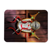 Mittelalterliche Wappen Magnet (Horizontal)