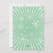 Mittelalterliche Weihnachtsfotokarte Feiertagskarte (Rückseite)