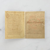 Mittelalterliche Weihnachtskarte 5 Feiertagskarte (Innenseite)