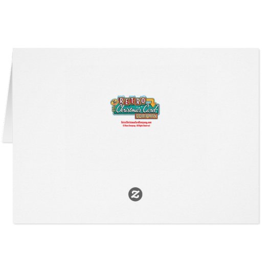 Mittelalterliche Weihnachtskarte des modernen Haus (Rückseite Horizontal)