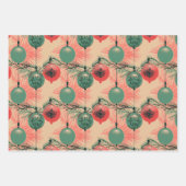 Mittelalterliche Weihnachtsschmuck in Rosa Geschenkpapier Set (Vorderseite 2)