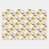 Mittelalterliche Zeitalter der modernen Fischatomi Geschenkpapier Set (Vorderseite)