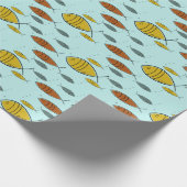 Mittelalterliche Zeitalter der modernen Fische Ato Geschenkpapier (Ecke)