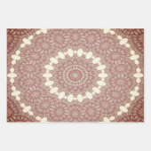 Mittelalterlicher arabischer Stil Symmetrisches Mu Geschenkpapier Set (Vorderseite)