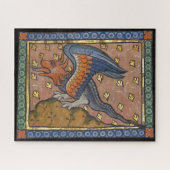 Mittelalterlicher Bestiardrache c. 1270 Puzzle (Horizontal)