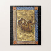 Mittelalterlicher Bestiarmonkey um 1270 Puzzle (Vertikal)