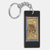 Mittelalterlicher Bestiarmonkey um 1270 Schlüsselanhänger (Vorderseite links)