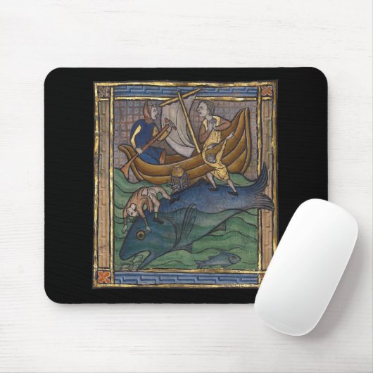 Mittelalterlicher Bestiarwal c. 1270 Mousepad (Mit Mouse)