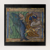 Mittelalterlicher Bestiarwal c. 1270 Puzzle (Horizontal)