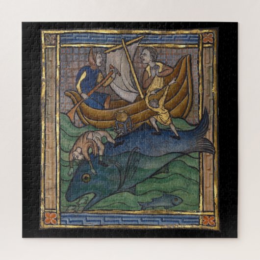 Mittelalterlicher Bestiarwal c. 1270 Puzzle (Vertikal)