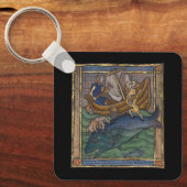 Mittelalterlicher Bestiarwal c. 1270 Schlüsselanhänger (Vorderseite)