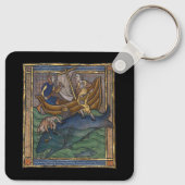 Mittelalterlicher Bestiarwal c. 1270 Schlüsselanhänger (Rückseite)