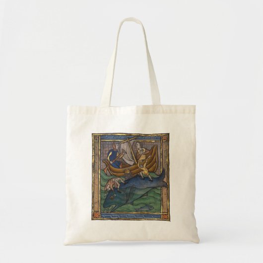 Mittelalterlicher Bestiarwal c. 1270 Tragetasche (Vorne)