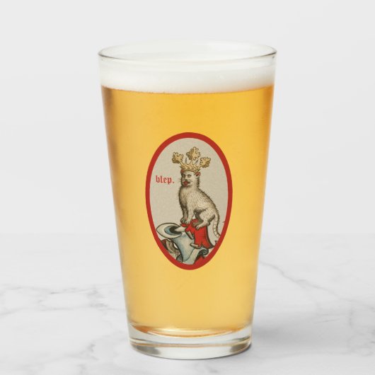 Mittelalterlicher "Blep" Glas (Vorne (Gefüllt))