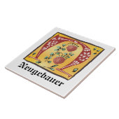 mittelalterlicher blorbeleuchteter Letter N Monogr Fliese (Seite)