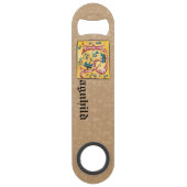 mittelalterlicher blorbeleuchteter Letter R Monogr Speed Flaschenöffner (Vorderseite)